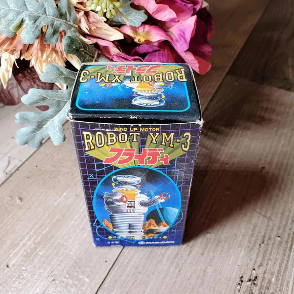 1985 Masudaya Lost in Space Robot YM-3 B-9 Wind up Japanese Toy Figure 80s - Picture 8 of 14